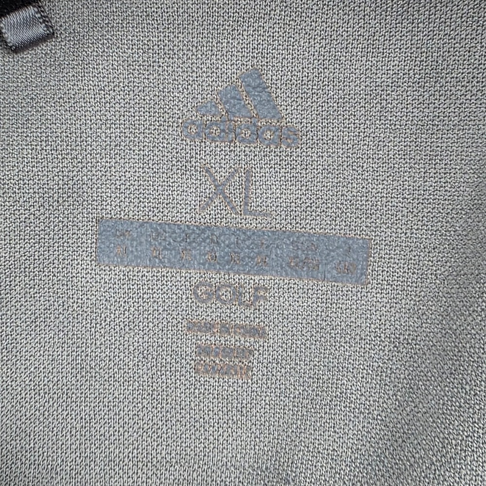 Adidas Golf Mens XL Gray Black 1/4 Zip Pullover Sweatshirt - Picture 5 of 8